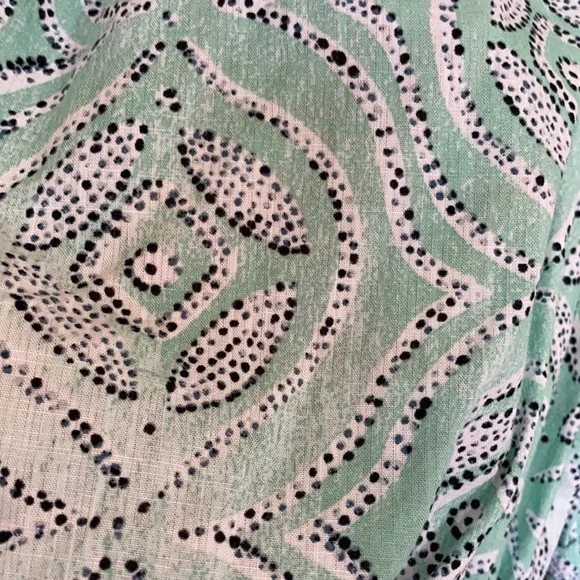 LC Lauren Conrad peasant boho vibe top casual printed cottagecore XXL - Picture 8 of 17